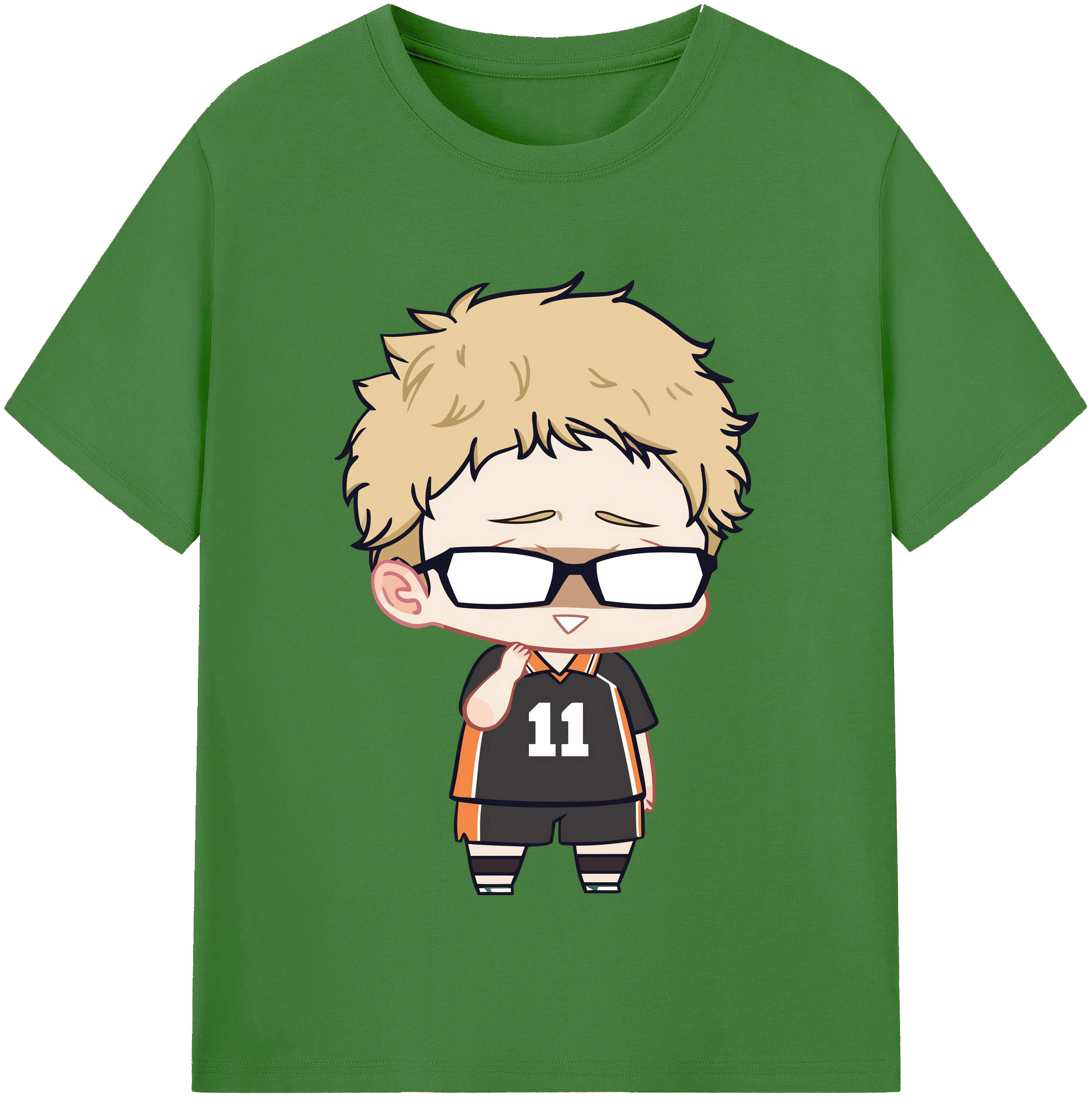 （画像用） ハイキュー!! Haikyu!! レディースカジュアルプリントTシャツ（綿100％）